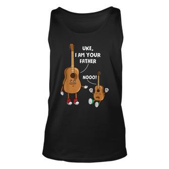 Funny Ukulele Guitar Lover Music Uke I Am Your Father Unisex Tank Top - Seseable