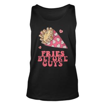 Funny Valentines Costume Toddlers Fries Before Guys Toddler Unisex Tank Top - Seseable
