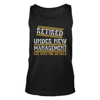 Funny Vintage Retirement Men Dad Retiring Father Day Unisex Tank Top - Seseable