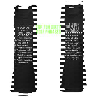 Gag Golf Ideas Golf For Dad Funny Golf For Men Unisex Tank Top - Thegiftio UK