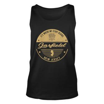 Garfield New Jersey Its Where My Story Begins Unisex Tank Top - Seseable