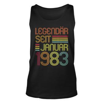 Geburtstag Legendär Seit Januar 1983 40 Tank Top - Seseable