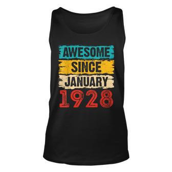 Geschenke Zum 95 Geburtstag 95 Januar 1928 Tank Top - Seseable