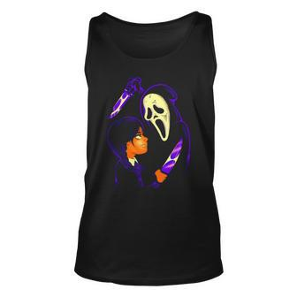 Ghosts And Wednesday Unisex Tank Top | Mazezy