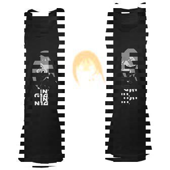 Ginja Ninja Funny Redhead Ginger Red Hair Men Women Tank Top Graphic Print Unisex - Thegiftio