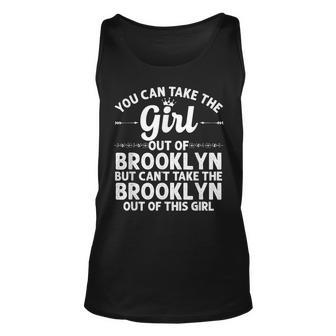 Girl Out Of Brooklyn Ny New York Gift Funny Home Roots Usa Unisex Tank Top - Seseable
