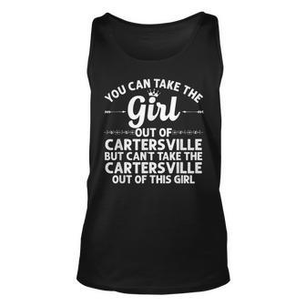 Girl Out Of Cartersville Ga Georgia Gift Funny Home Root Usa Unisex Tank Top - Seseable