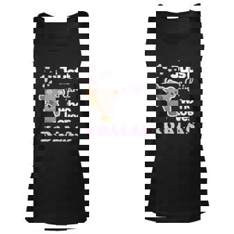 Girls Koala Gift Just A Girl Who Loves Koalas Men Women Tank Top Graphic Print Unisex - Thegiftio