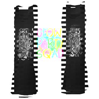 Glow Party Squad Paint Splatter Effect Glow Party Unisex Tank Top | Mazezy