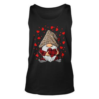 Gnomes Holding Heart Happy Valentines Day Unisex Tank Top - Seseable