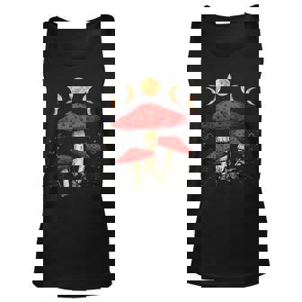 Goblincore Mushroom Aesthetic Dark Academia Cottagecore Unisex Tank Top | Seseable CA