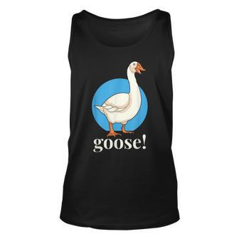 Goose Funny Meme Costume Goose Birds Honk Lover Gift Unisex Tank Top | Mazezy
