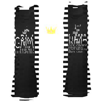 Gramma Queen Of Spoiling - Matching Grandparent Unisex Tank Top | Mazezy