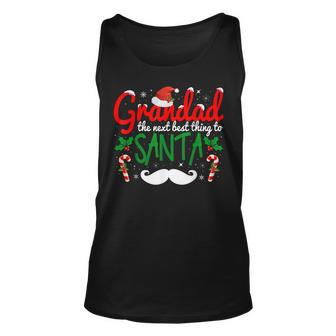 Grandad The Next Best Thing To Santa Christmas Unisex Tank Top - Seseable