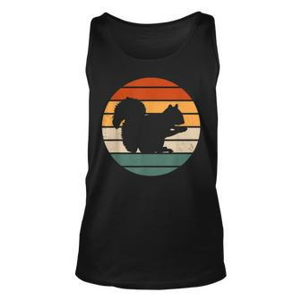 Great Squirrel Retro Silhouette Forest Animal Lovers Tank Top | Mazezy