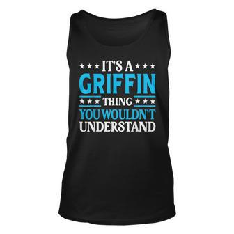 Griffin Thing Personal Name Funny Griffin Unisex Tank Top - Seseable