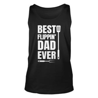 Grill Dad Best Flippin Dad Ever Father Grilling Tank Top | Mazezy