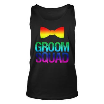 Groom Squad Gay Lgbt Wedding Gay Pride Unisex Tank Top | Mazezy