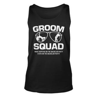 Groom Squad T | Bucks Groom Groomsmen | Bachelor Party Unisex Tank Top - Seseable