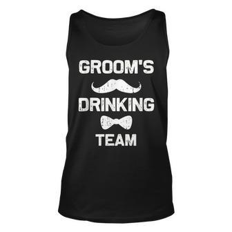 Grooms Drinking Team | Bachelor Party Squad | Crew Unisex Tank Top | Mazezy AU