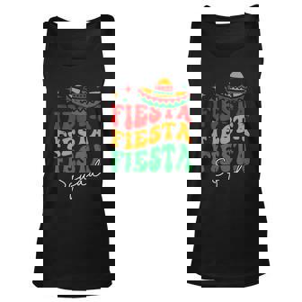 Groovy Fiesta Squad Cinco De Mayo Mexican Fiesta 5 De Mayo Unisex Tank Top | Mazezy