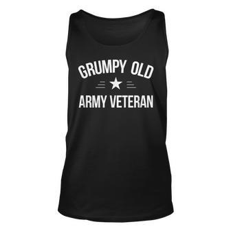 Grumpy Old Army Veteran - Unisex Tank Top - Seseable