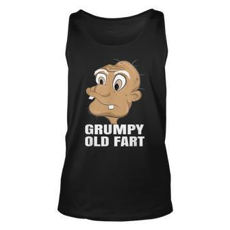 Grumpy Old Fart Funny Retirement Or Birthday Unisex Tank Top | Mazezy