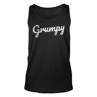 Grumpy Old Man T Grumpy Grandad Gifts Fathers Day Unisex Tank Top | Mazezy