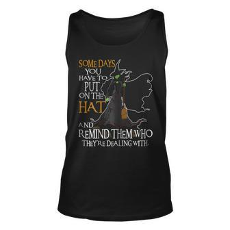 Halloween Witch Shirt - Some Day You Have To Put On The Hat Unisex Tank Top | Mazezy