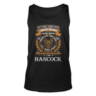 Hancock Name Gift Hancock Brave Heart V2 Unisex Tank Top - Seseable