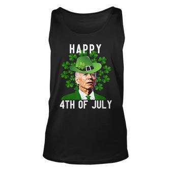 Happy 4Th Of July Confused Funny Joe Biden St Patricks Day V2 Unisex Tank Top - Seseable