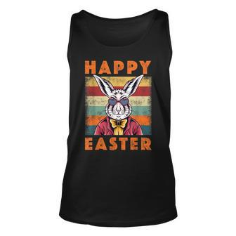 Happy Easter Bunny Retro Rabbit Kids Design Clothes Outfit Unisex Tank Top - Thegiftio UK