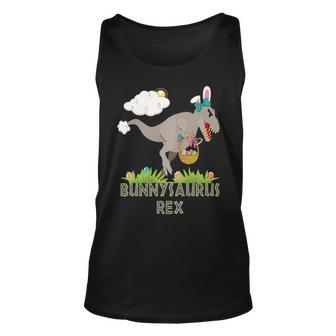 Happy Easter Bunnysaurus Rex Dinosaur T Rex Unisex Tank Top - Seseable