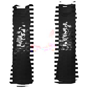 Happy Easter Scary Horror Easter Bunny Js Mask For The Eggs Tank Top | Mazezy