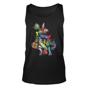 Happy Eastrawr T Rex Dinosaur Bunny Funny Easter Day Gift Unisex Tank Top - Seseable