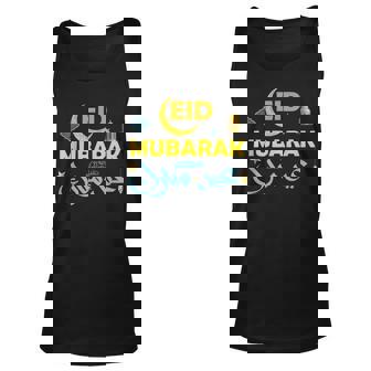 Happy Eid Mubarak For Muslim Eid Al Fitr Eid Al Adha Unisex Tank Top | Mazezy