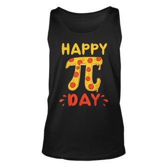 Happy Pi Day Pie Day Pizza - Mathematics Pi Symbol Unisex Tank Top - Seseable