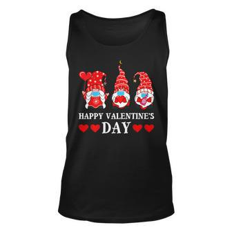 Happy Valentines Day Gnome Funny Valentine Gifts For Her Him Unisex Tank Top - Seseable