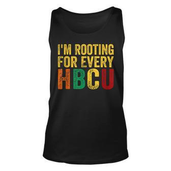 Hbcu Black History Month Im Rooting For Every Hbcu Unisex Tank Top - Thegiftio UK