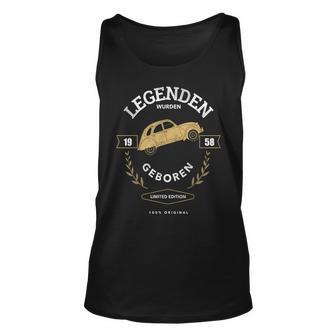 Herren 65 Geburtstag Mann Geschenk Opa 2Cv Oldtimer 65 Jahre Tank Top - Seseable