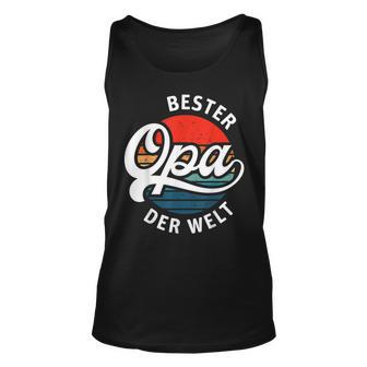 Herren Bester Opa Der Welt Retro Motiv Für Den Besten Opi Tank Top - Seseable