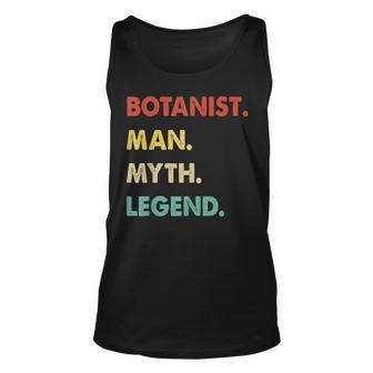 Herren Botaniker Mann Mythos Legende Tank Top - Seseable