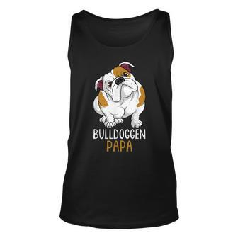 Herren Bulldoggen Papa Hundehalter Englische Bulldogge Tank Top - Seseable