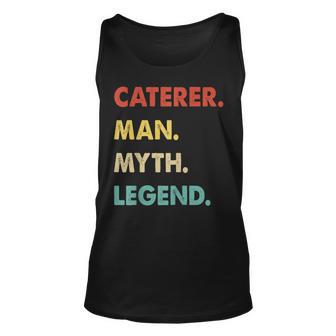 Herren Caterer Mann Mythos Legende Tank Top - Seseable