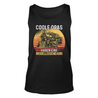 Herren Coole Opas Haben Eine Modelleisenbahn Tank Top - Seseable