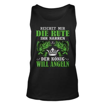 Herren Der König Will Angeln Fischer Angler Geschenk Tank Top - Seseable