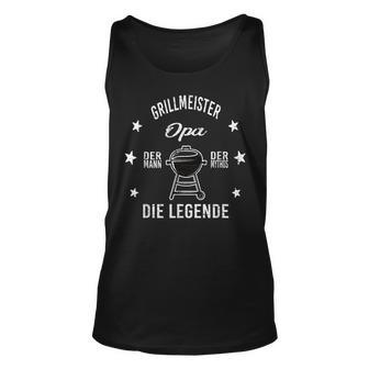 Herren Grillmeister Opa Die Legende Tank Top - Seseable