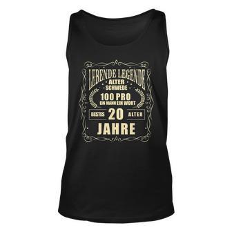 Herren Lebende Legende 20 Geburtstag Tank Top - Seseable