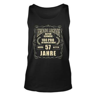 Herren Lebende Legende 57 Geburtstag Tank Top - Seseable