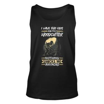 Herren Logger Holzfäller I Have Two And Im A Woodcutter Tank Top - Seseable